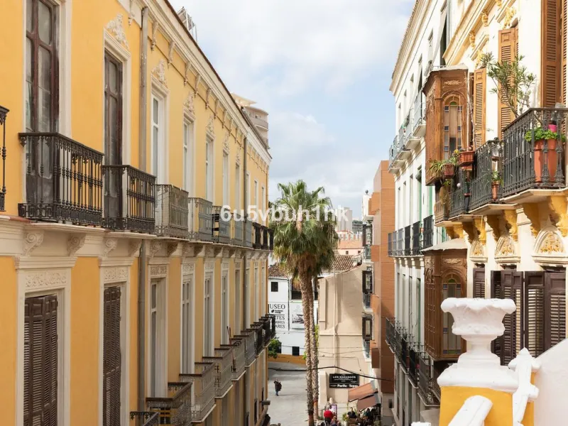 Located on one of the most picturesque streets in Málaga's historic centre, Calle San Juan, this characterful building offers a rare combination of immediate income and exceptional development potential. With its rooftop overlooking the magnificent tower 