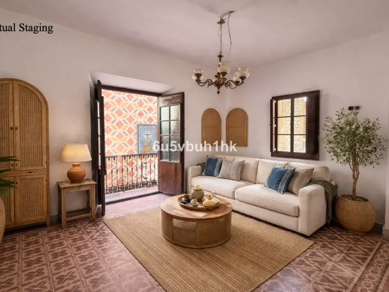 Located on one of the most picturesque streets in Málaga's historic centre, Calle San Juan, this characterful building offers a rare combination of immediate income and exceptional development potential. With its rooftop overlooking the magnificent tower 