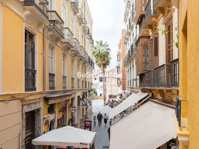 Located on one of the most picturesque streets in Málaga's historic centre, Calle San Juan, this characterful building offers a rare combination of immediate income and exceptional development potential. With its rooftop overlooking the magnificent tower 