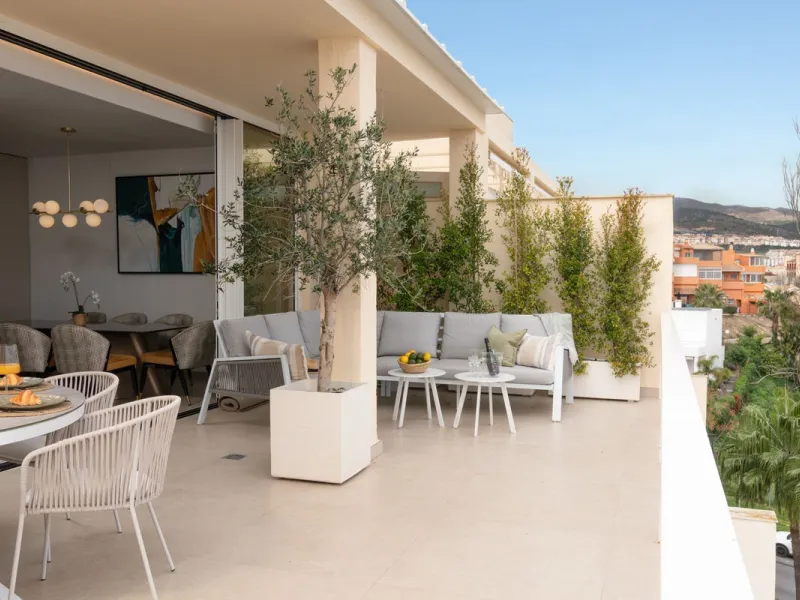Exclusive 4-Bedroom Luxury Penthouse in Golf Resort Torrequebrada. Totally renovated with elegant and modern design, panoramic sea views.