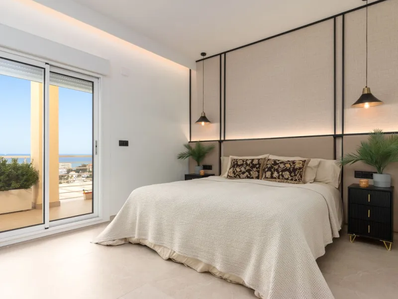 Exclusive 4-Bedroom Luxury Penthouse in Golf Resort Torrequebrada. Totally renovated with elegant and modern design, panoramic sea views.