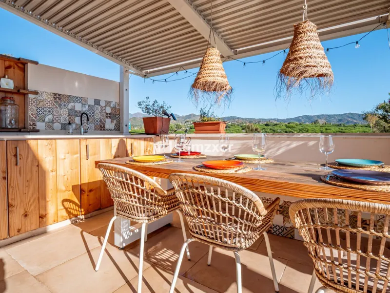 This unique corner penthouse with extraordinary views is located just a few minutes' walk from one of Marbella's most beautiful beaches, home to the best beach clubs, chiringuitos, and beach restaurants. The property has been completely redesigned and mod
