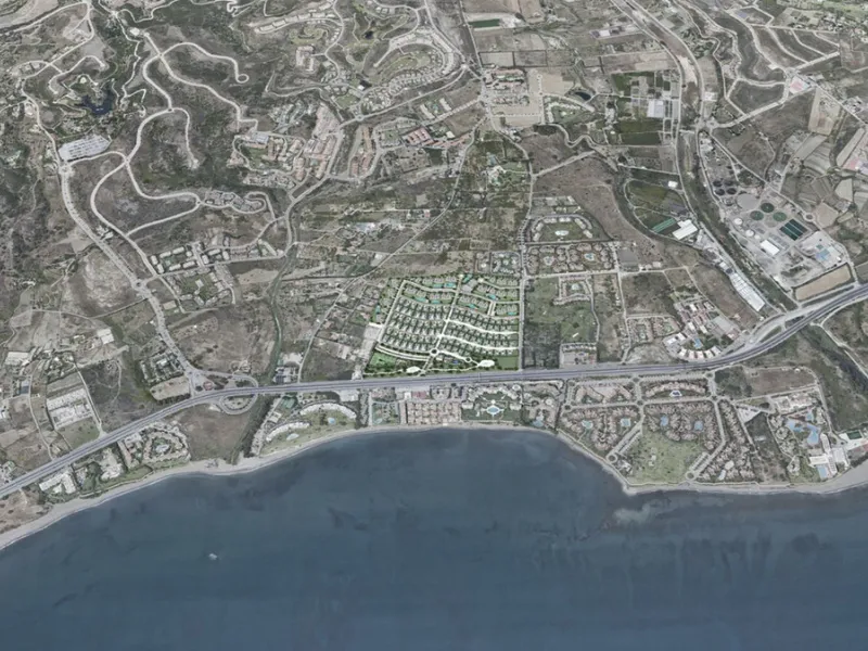 Участок с проектом виллы в La Boladilla Resort, New Golden Mile, Эстепона