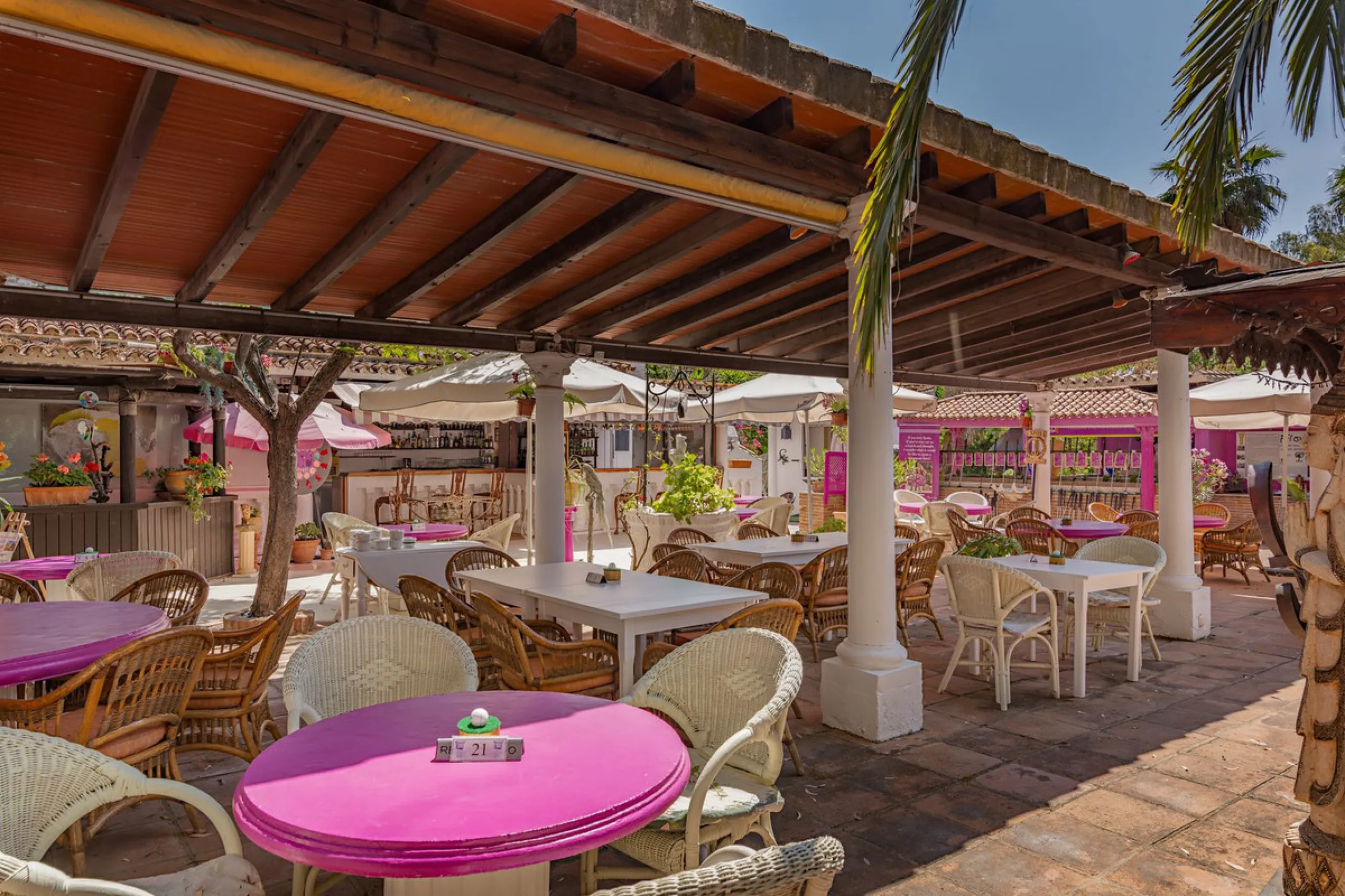 An outstanding opportunity presents itself in the heart of the Costa del Sol: the Roman Oasis, a distinctive finca set just 3 kilometres from the sandy shores of San Luis de Sabinillas and Manilva. This exceptional estate combines authentic Andalusian atm