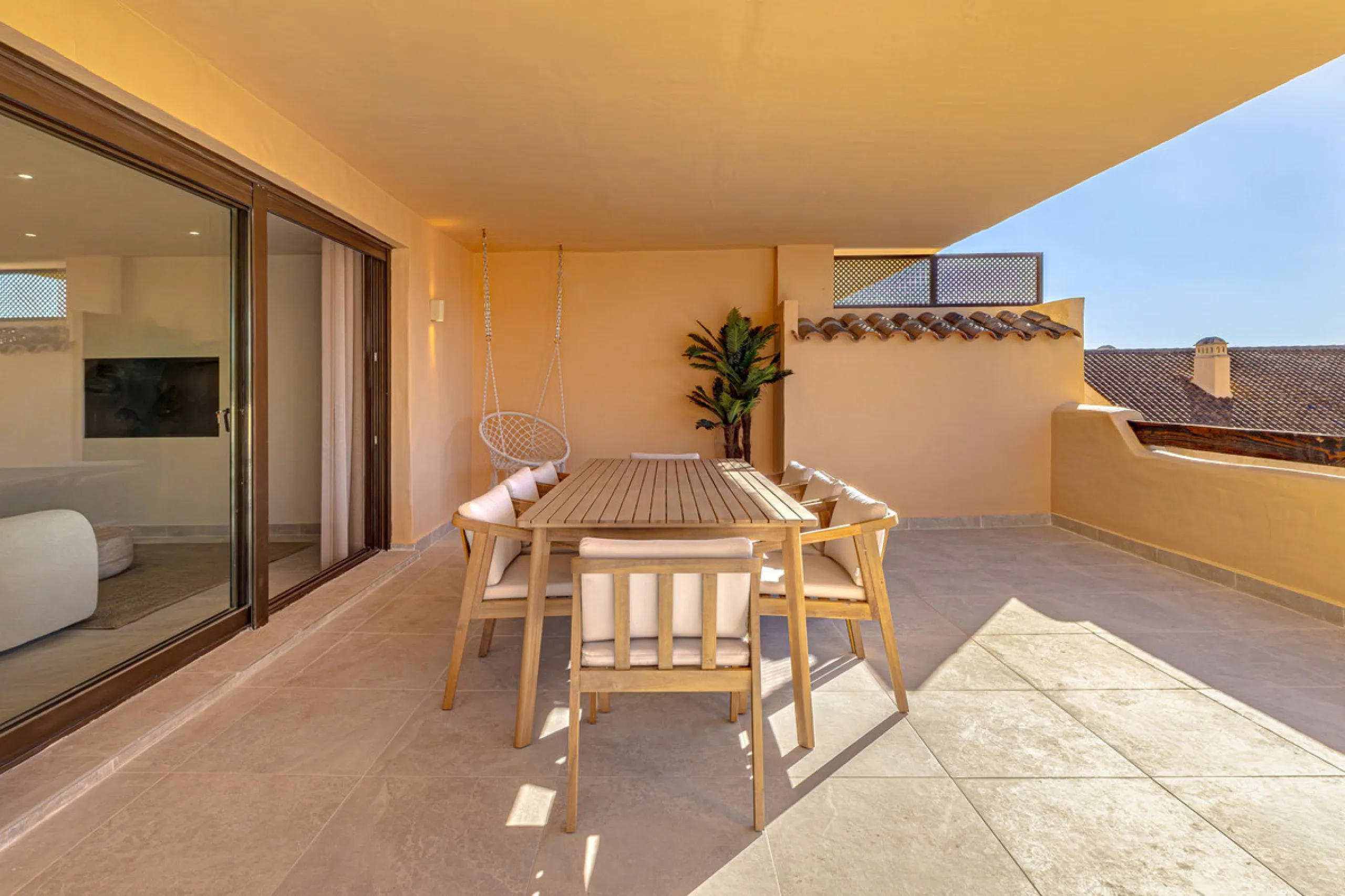 Located in the sought-after community of Las Lomas del Conde Luque, this beautifully positioned 2-bedroom, 2-bathroom apartment offers generous outdoor living, open views, and an unbeatable location close to amenities.