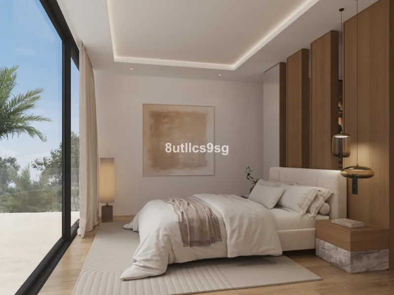 This contemporary villa is located in Atalaya, Estepona East, Malaga, offering a prime setting close to a range of amenities. The property stands out for its generous dimensions, with a built area of 575m², a terrace of 254m², and a plot size of 555m². Ke