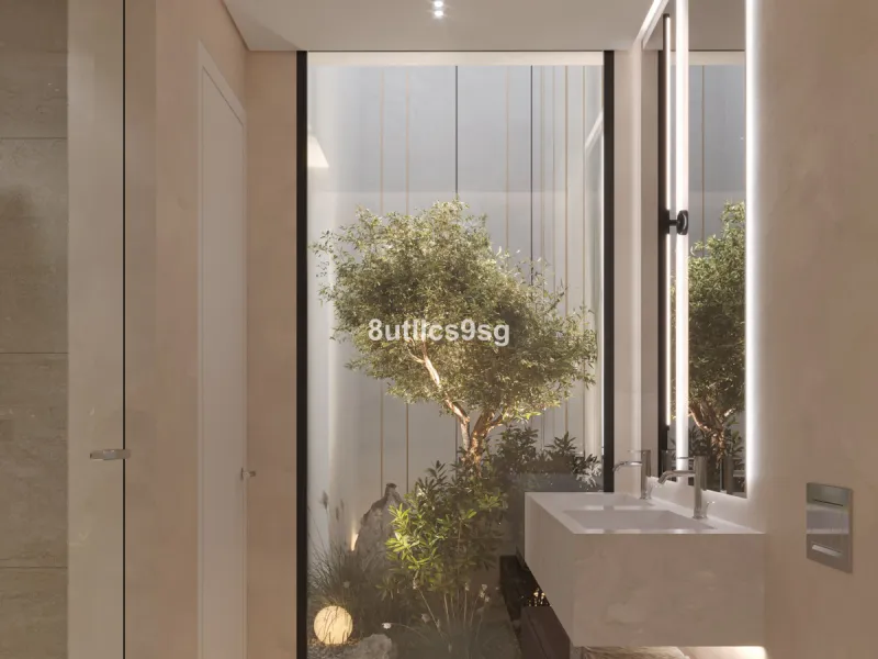 This contemporary villa is located in Atalaya, Estepona East, Malaga, offering a prime setting close to a range of amenities. The property stands out for its generous dimensions, with a built area of 575m², a terrace of 254m², and a plot size of 555m². Ke
