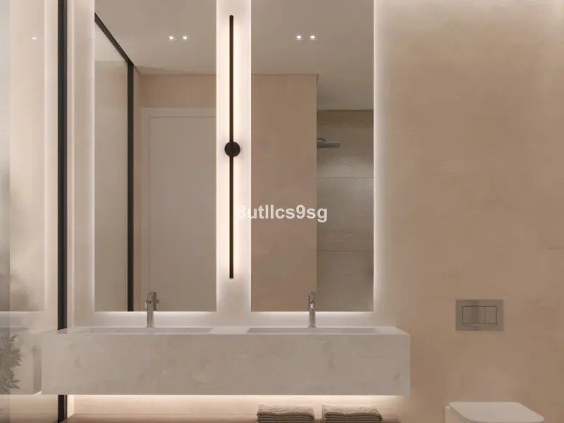 This contemporary villa is located in Atalaya, Estepona East, Malaga, offering a prime setting close to a range of amenities. The property stands out for its generous dimensions, with a built area of 575m², a terrace of 254m², and a plot size of 555m². Ke