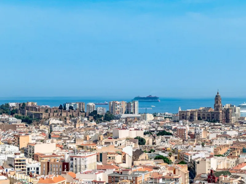 Step into elevated elegance in the heart of Malaga with this exquisite three-bedroom, two-bathroom residence located on the twenty-fourth floor of the iconic AQ Urban Sky South Tower. Soaring above the city, this contemporary sanctuary offers sweeping pan