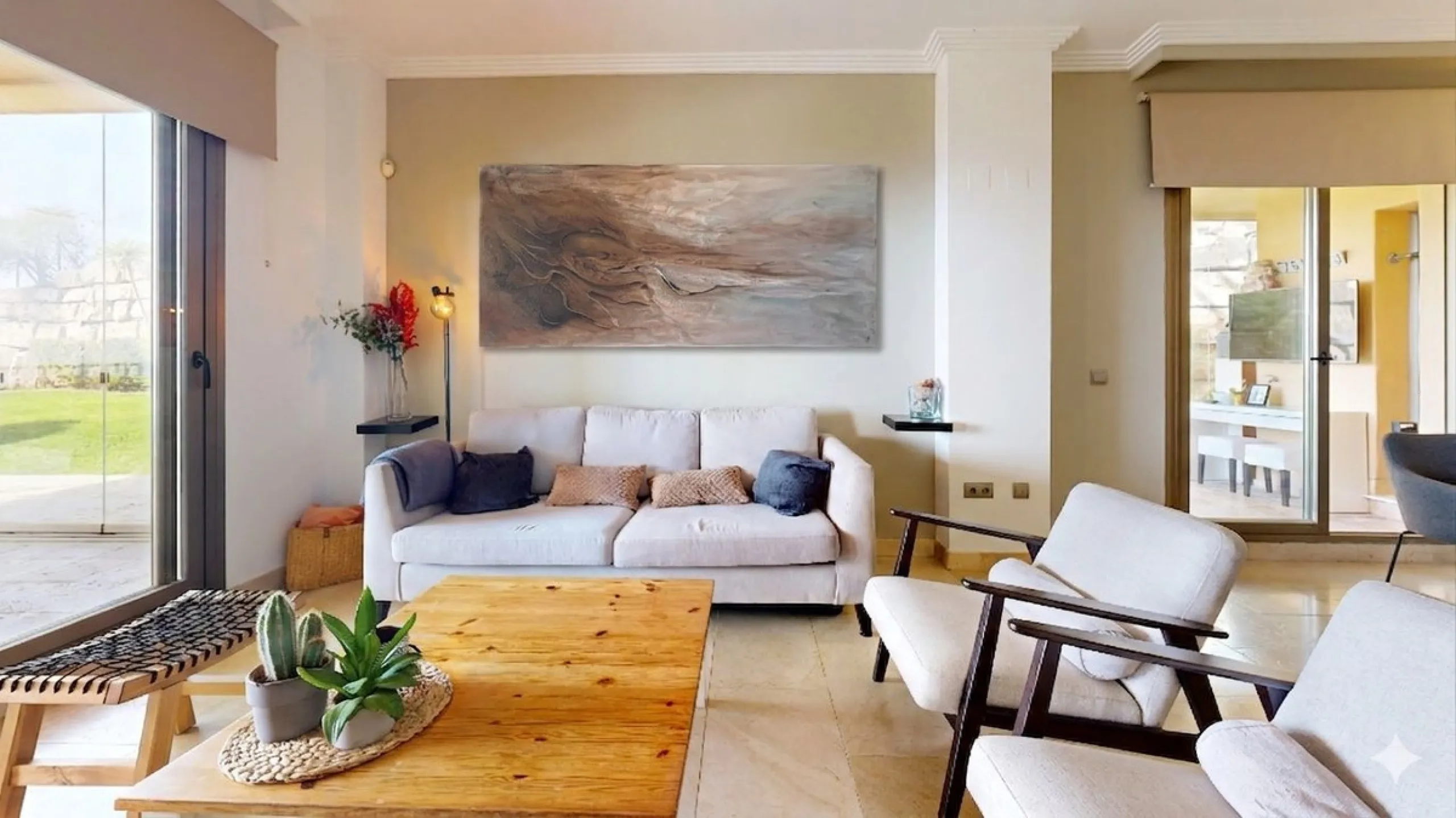 Apartment - Ground Floor Apartment в продаже в Benahavís, Málaga. В доме 4 спален и 2 ванных комнат. Площадь дома 128 м²