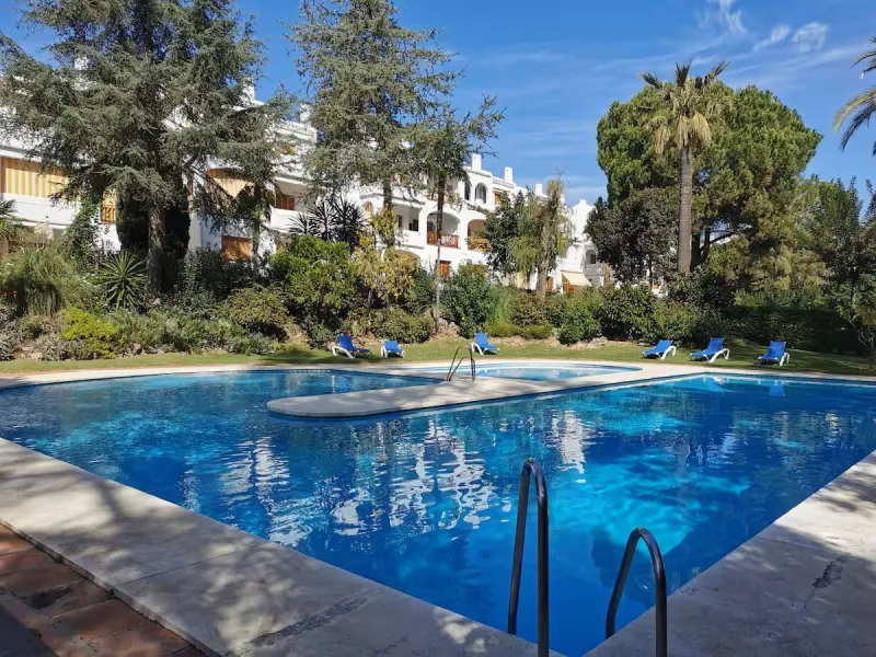Located in one of the most established and beautifully maintained urbanisations in Nueva Andalucía, this charming two bedroom, two bathroom apartment offers comfort, space and an exceptional lifestyle setting in the heart of the Golf Valley.