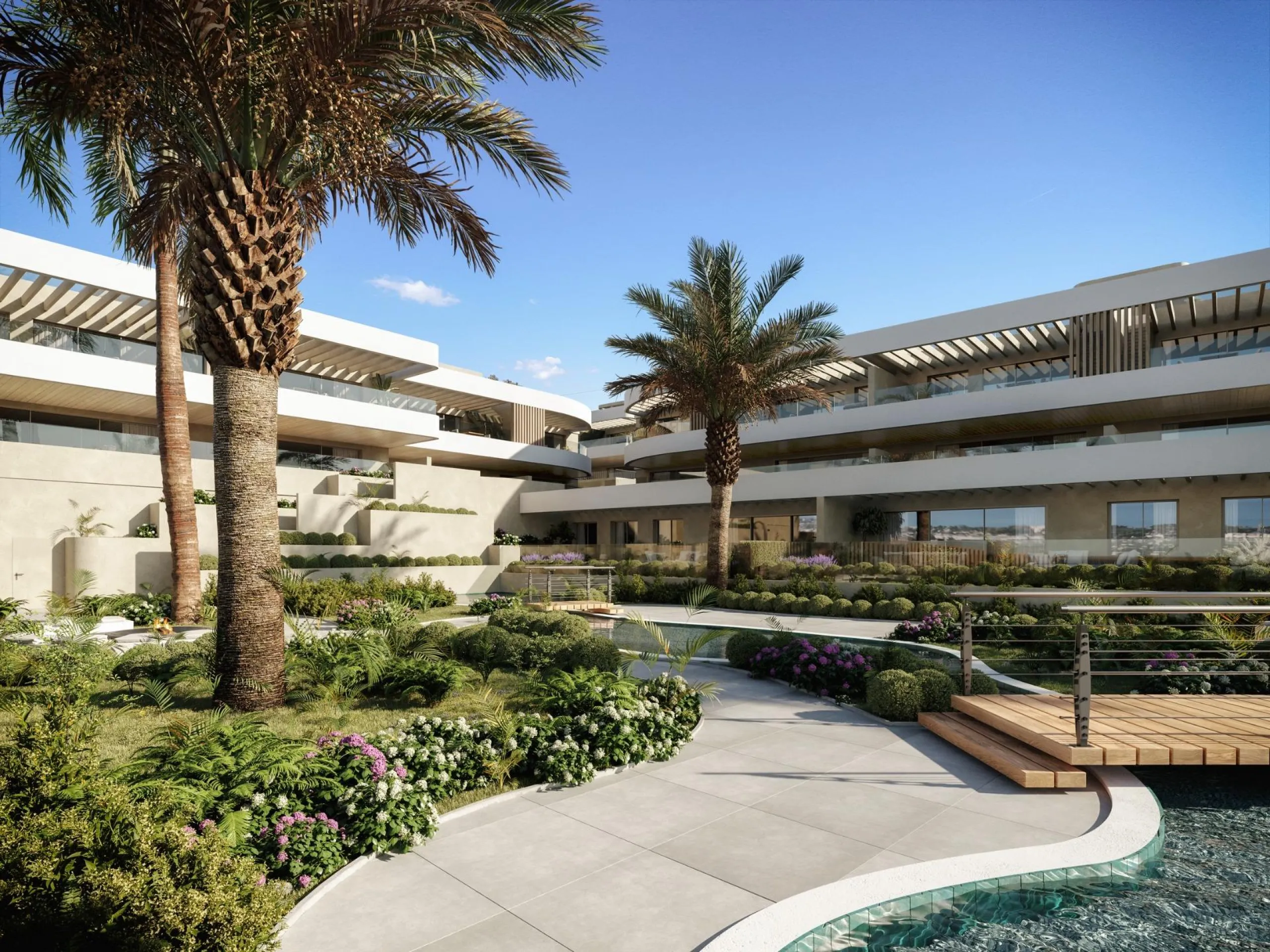 New Build Luxury Apartments in El Campanario-Estepona Near Golf and Beach& & Prime Location on the New Golden Mile& This exclusive new development of 86 modern apartments is located in El Campanario, one of the most established and sought after r