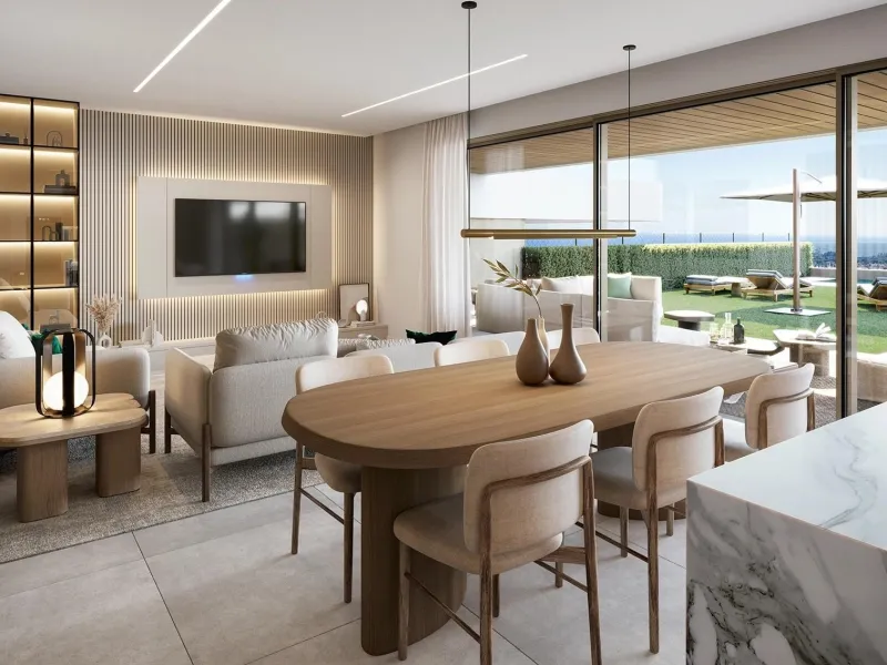New Build Luxury Apartments in El Campanario-Estepona Near Golf and Beach& & Prime Location on the New Golden Mile& This exclusive new development of 86 modern apartments is located in El Campanario, one of the most established and sought after r