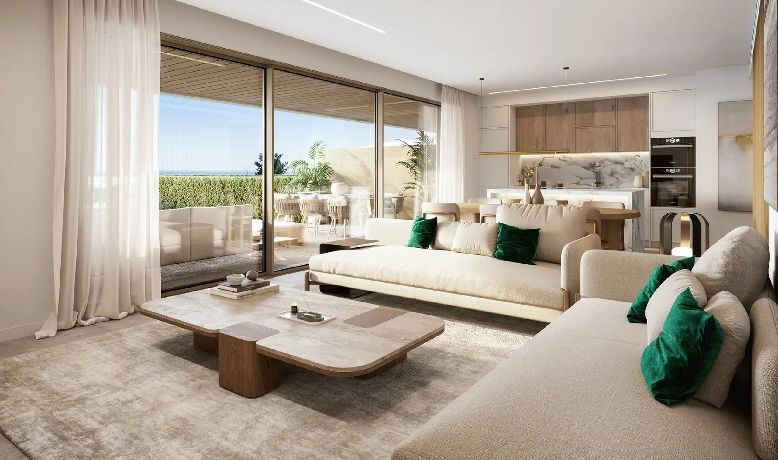 New Build Luxury Apartments in El Campanario-Estepona Near Golf and Beach& & Prime Location on the New Golden Mile& This exclusive new development of 86 modern apartments is located in El Campanario, one of the most established and sought after r