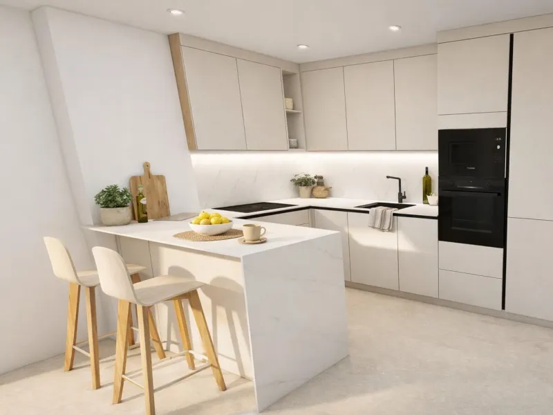 New Build Apartments 100 m from the Sea in Rincon de la Victoria, Torre de Benagalbon& & Modern Residential Complex on the Costa del Sol& Discover this exclusive new build residential complex in Torre de Benagalbon, a coastal area within Rincon d