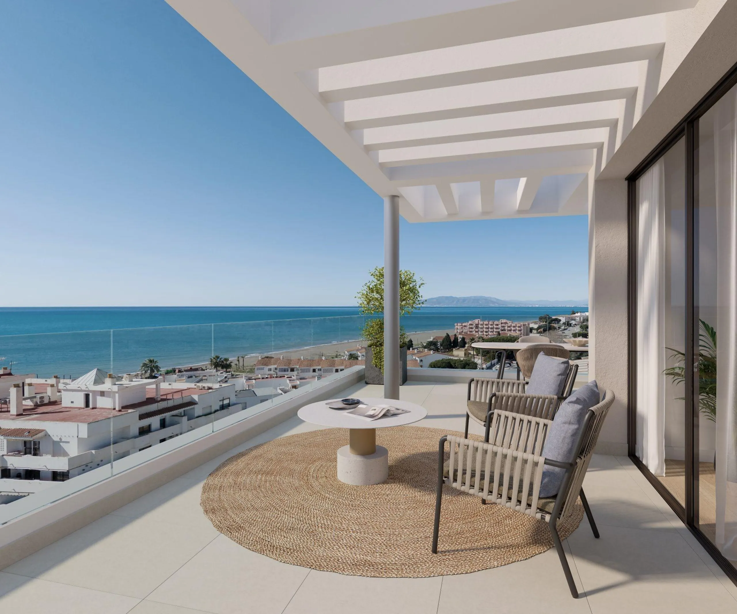 New Build Apartments 100 m from the Sea in Rincon de la Victoria, Torre de Benagalbon& & Modern Residential Complex on the Costa del Sol& Discover this exclusive new build residential complex in Torre de Benagalbon, a coastal area within Rincon d