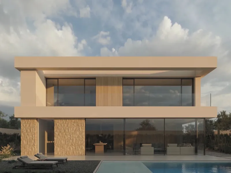 Neue Villa mit privatem Pool am Meer in Premia de Mar, Barcelona