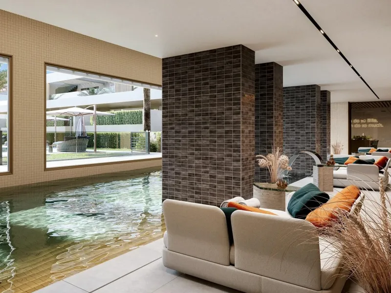 New Build Luxury Apartments in El Campanario-Estepona Near Golf and Beach& & Prime Location on the New Golden Mile& This exclusive new development of 86 modern apartments is located in El Campanario, one of the most established and sought after r