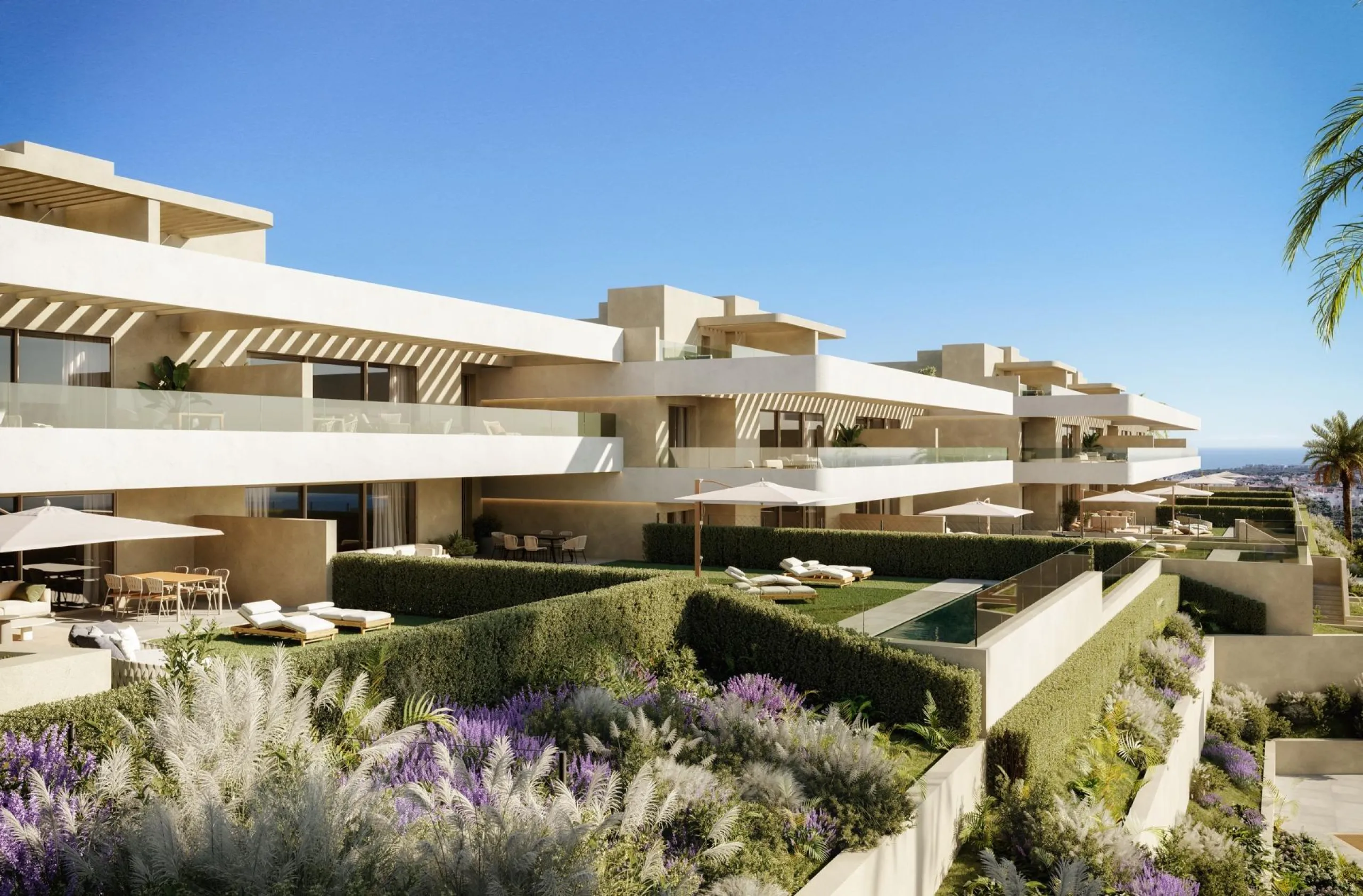 New Build Luxury Apartments in El Campanario-Estepona Near Golf and Beach& & Prime Location on the New Golden Mile& This exclusive new development of 86 modern apartments is located in El Campanario, one of the most established and sought after r