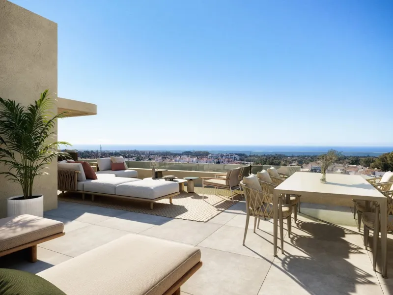 New Build Luxury Apartments in El Campanario-Estepona Near Golf and Beach& & Prime Location on the New Golden Mile& This exclusive new development of 86 modern apartments is located in El Campanario, one of the most established and sought after r