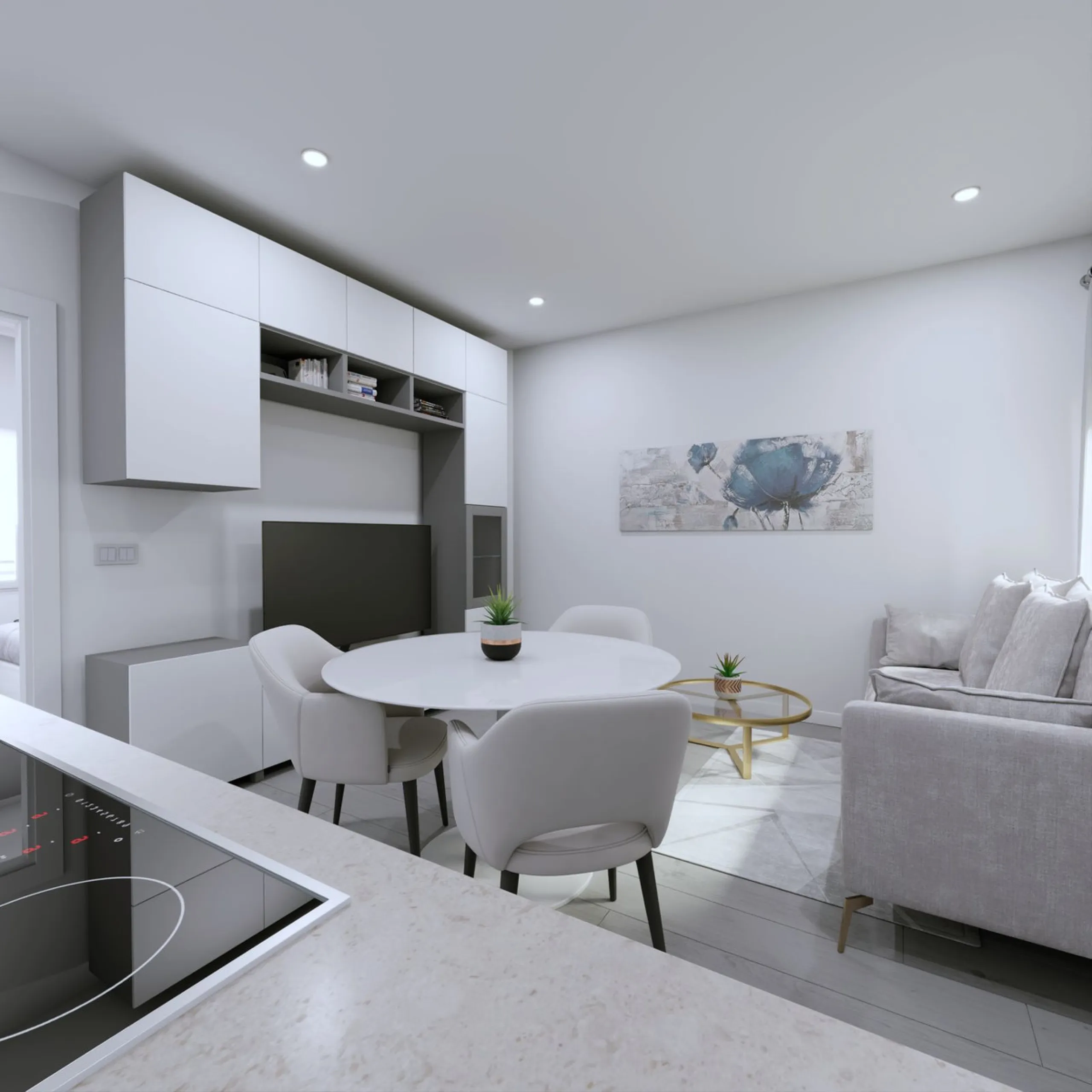 Just a short walk from the beach, this residential building offers two- and three-bedroom apartments in a prime area of Fuengirola. The building is positioned between two streets, allowing all homes to be fully exterior and benefit from abundant natural l