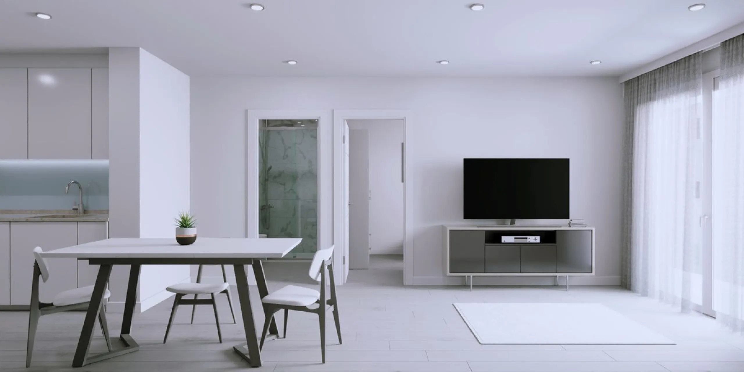 Just a short walk from the beach, this residential building offers two- and three-bedroom apartments in a prime area of Fuengirola. The building is positioned between two streets, allowing all homes to be fully exterior and benefit from abundant natural l