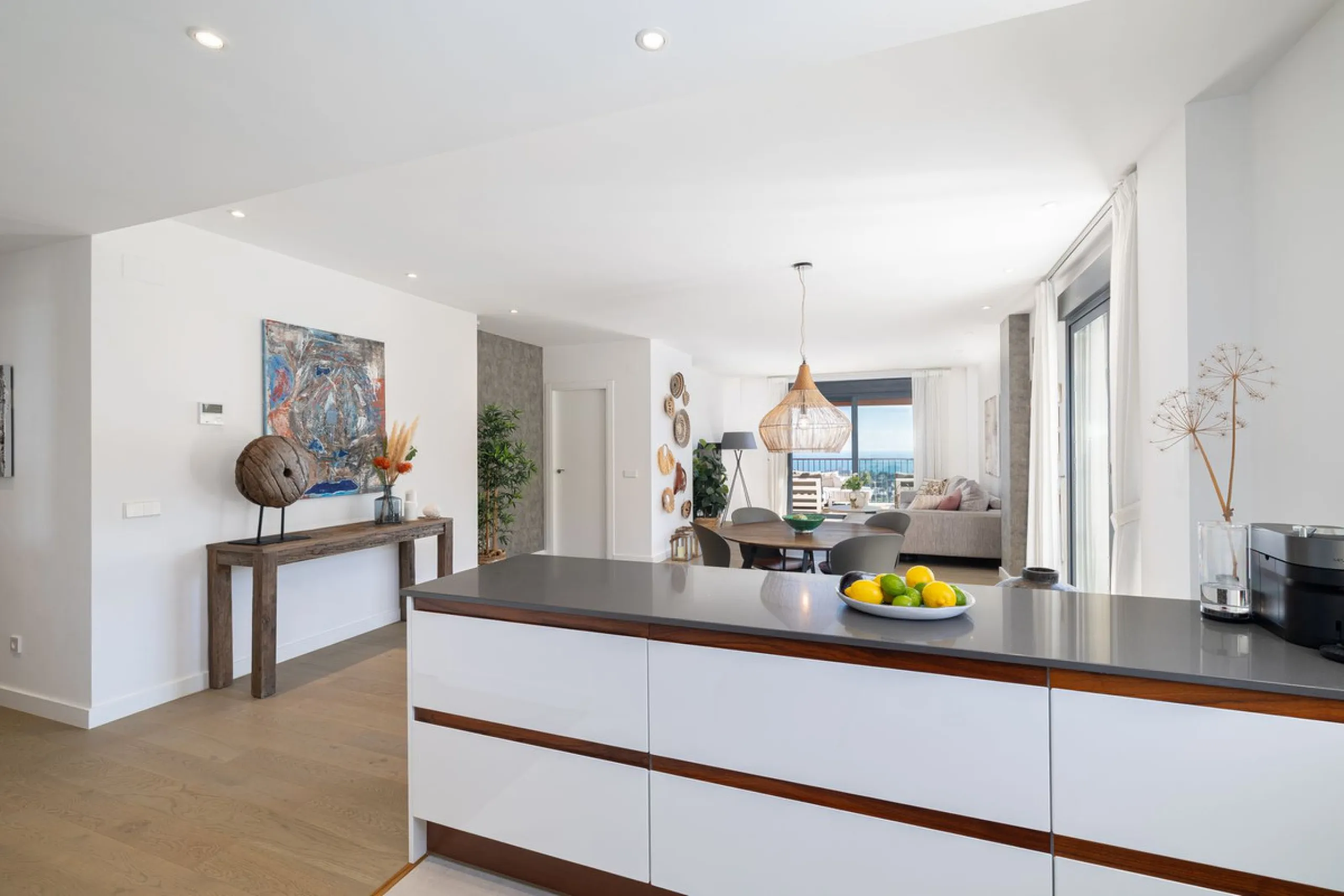 This stylish penthouse is located in a well-maintained and highly desirable residential community, offering a perfect combination of comfort, views, and lifestyle. The property features a built area of 102 m² and includes two spacious bedrooms and two mod