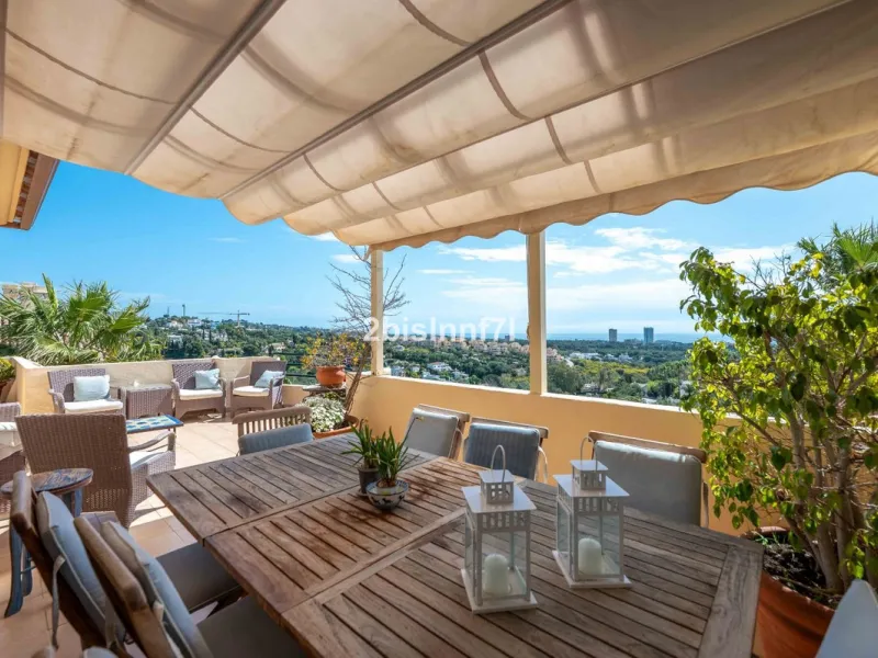 Penthouse with Panoramic Views of the Mediterranean for Sale in Elviria Hills, Marbella