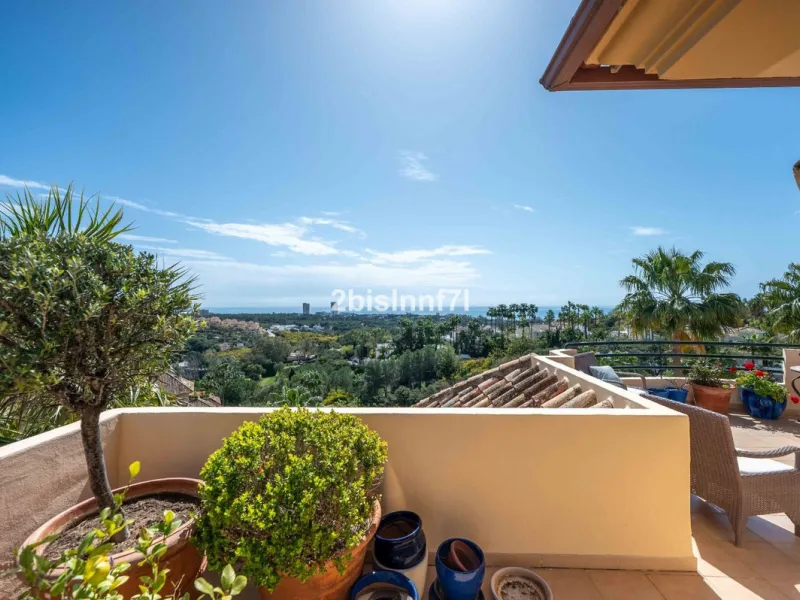 Penthouse with Panoramic Views of the Mediterranean for Sale in Elviria Hills, Marbella