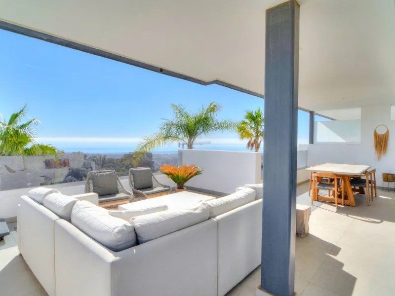 Exceptional sought-after contemporary duplex penthouse for sale in Mirador de Estepona Hills, Estepona