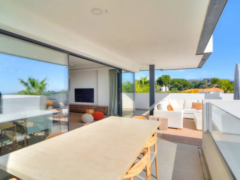 Exceptional sought-after contemporary duplex penthouse for sale in Mirador de Estepona Hills, Estepona