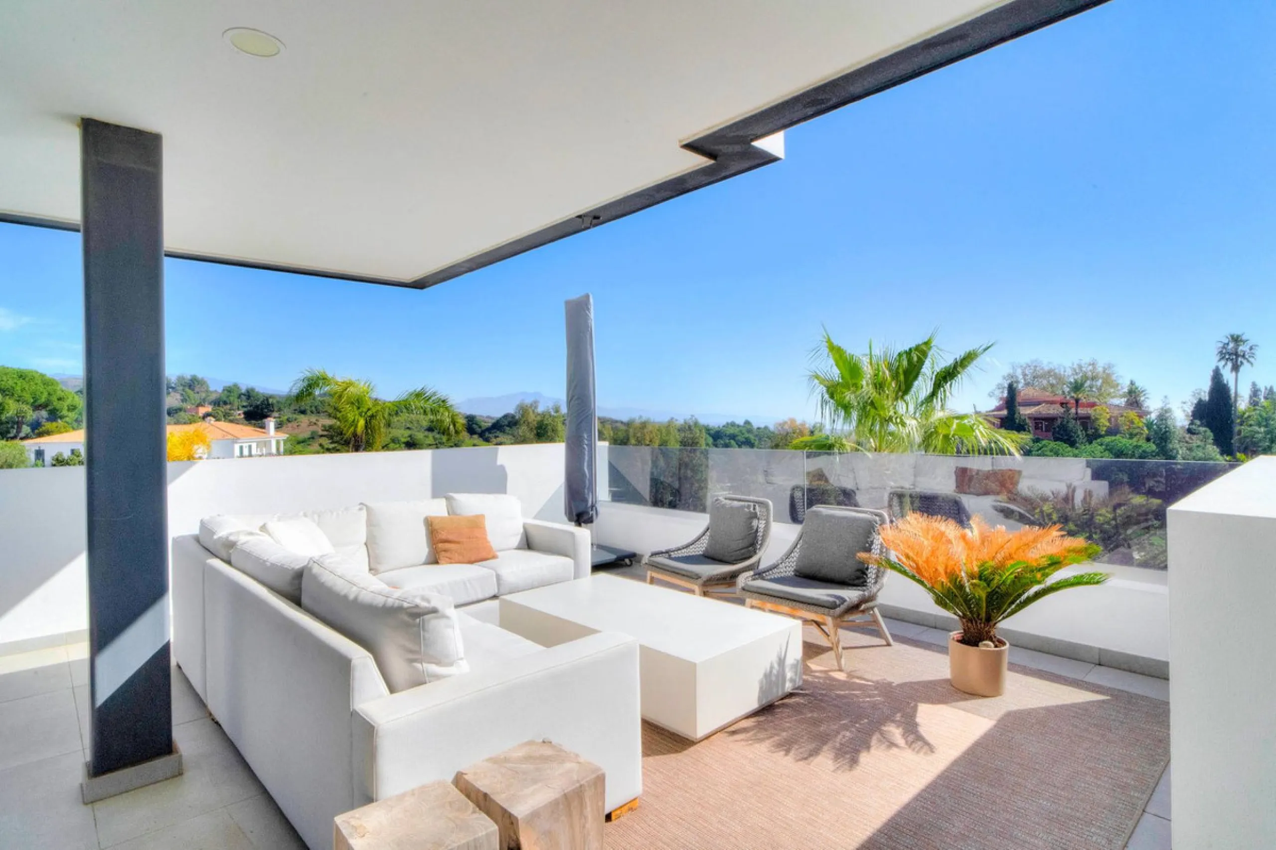 Exceptional sought-after contemporary duplex penthouse for sale in Mirador de Estepona Hills, Estepona