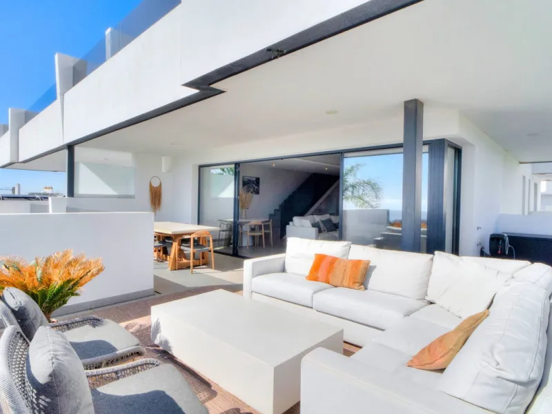 Exceptional sought-after contemporary duplex penthouse for sale in Mirador de Estepona Hills, Estepona