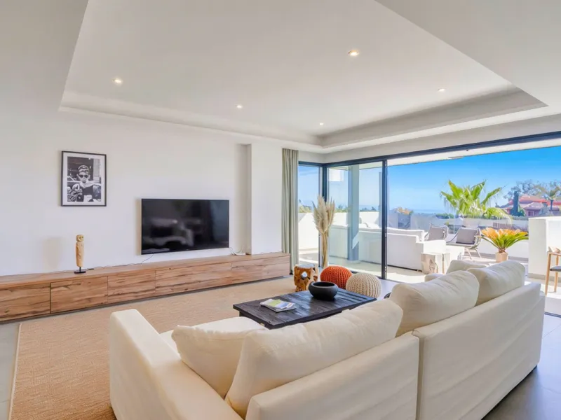 Exceptional sought-after contemporary duplex penthouse for sale in Mirador de Estepona Hills, Estepona