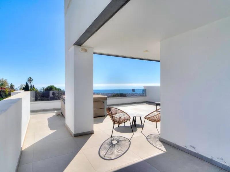 Exceptional sought-after contemporary duplex penthouse for sale in Mirador de Estepona Hills, Estepona