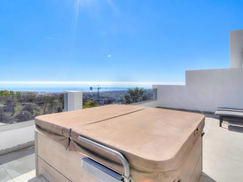 Exceptional sought-after contemporary duplex penthouse for sale in Mirador de Estepona Hills, Estepona