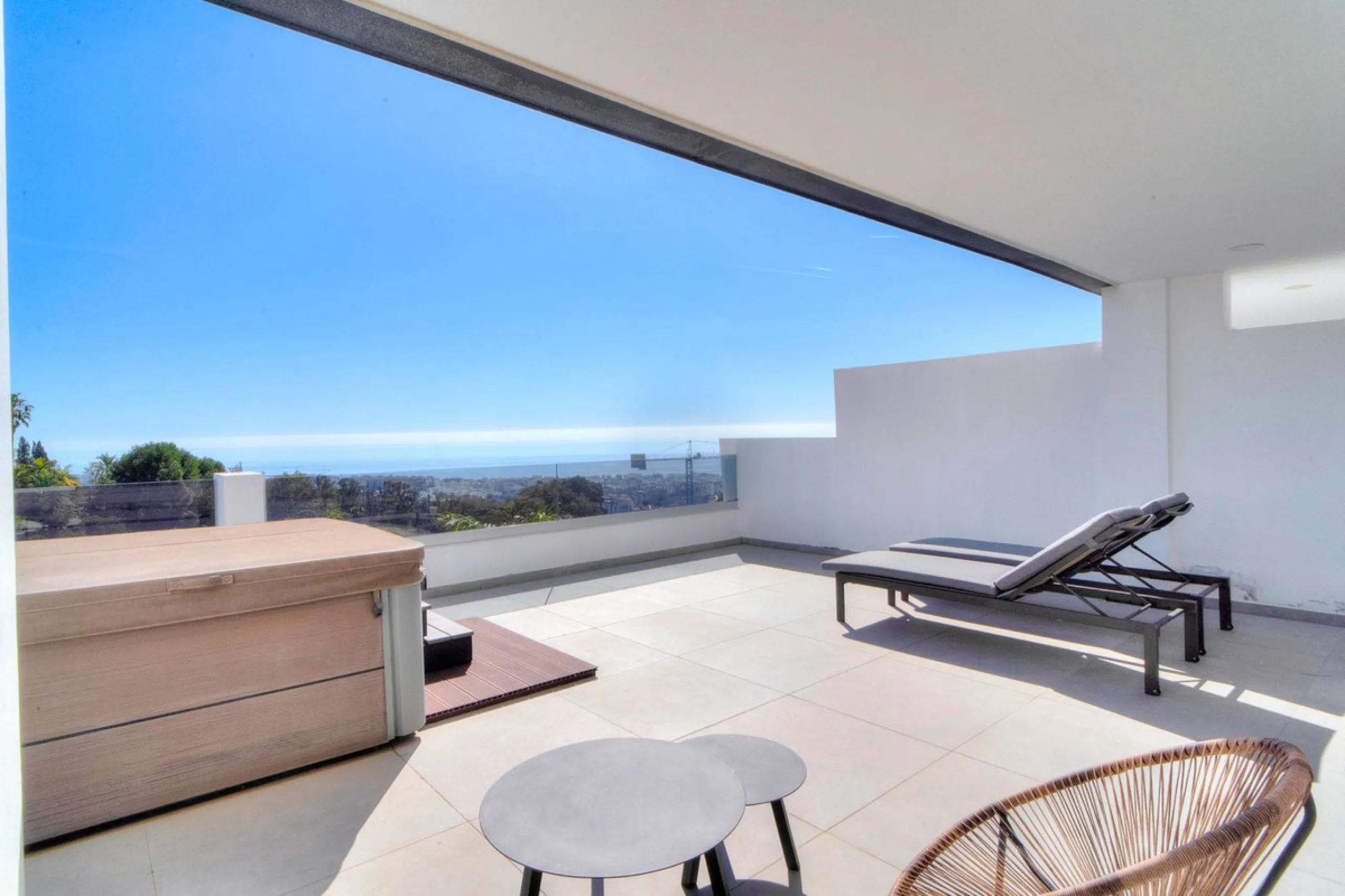 Exceptional sought-after contemporary duplex penthouse for sale in Mirador de Estepona Hills, Estepona