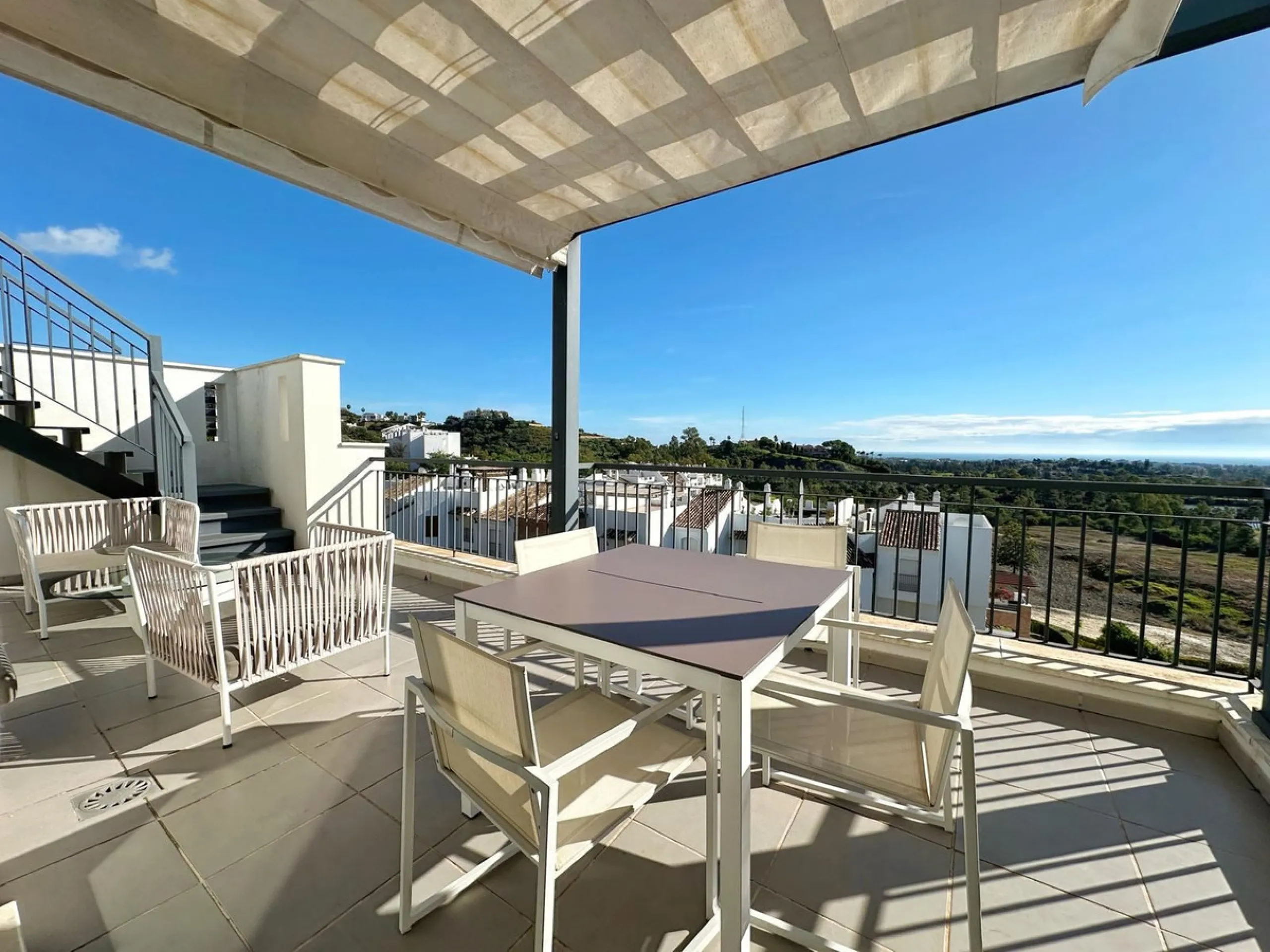 Luxury Duplex Penthouse with Panoramic Sea Views in Los Arqueros, Benahavís