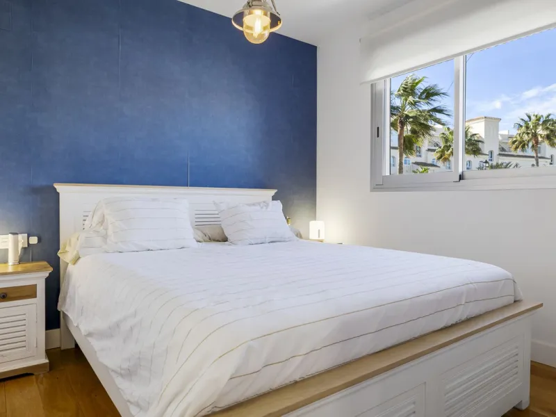Discover this stylish first-floor apartment in the exclusive El Chaparral area of Mijas Costa, featuring a southwest orientation and a prime location between Fuengirola and La Cala de Mijas.