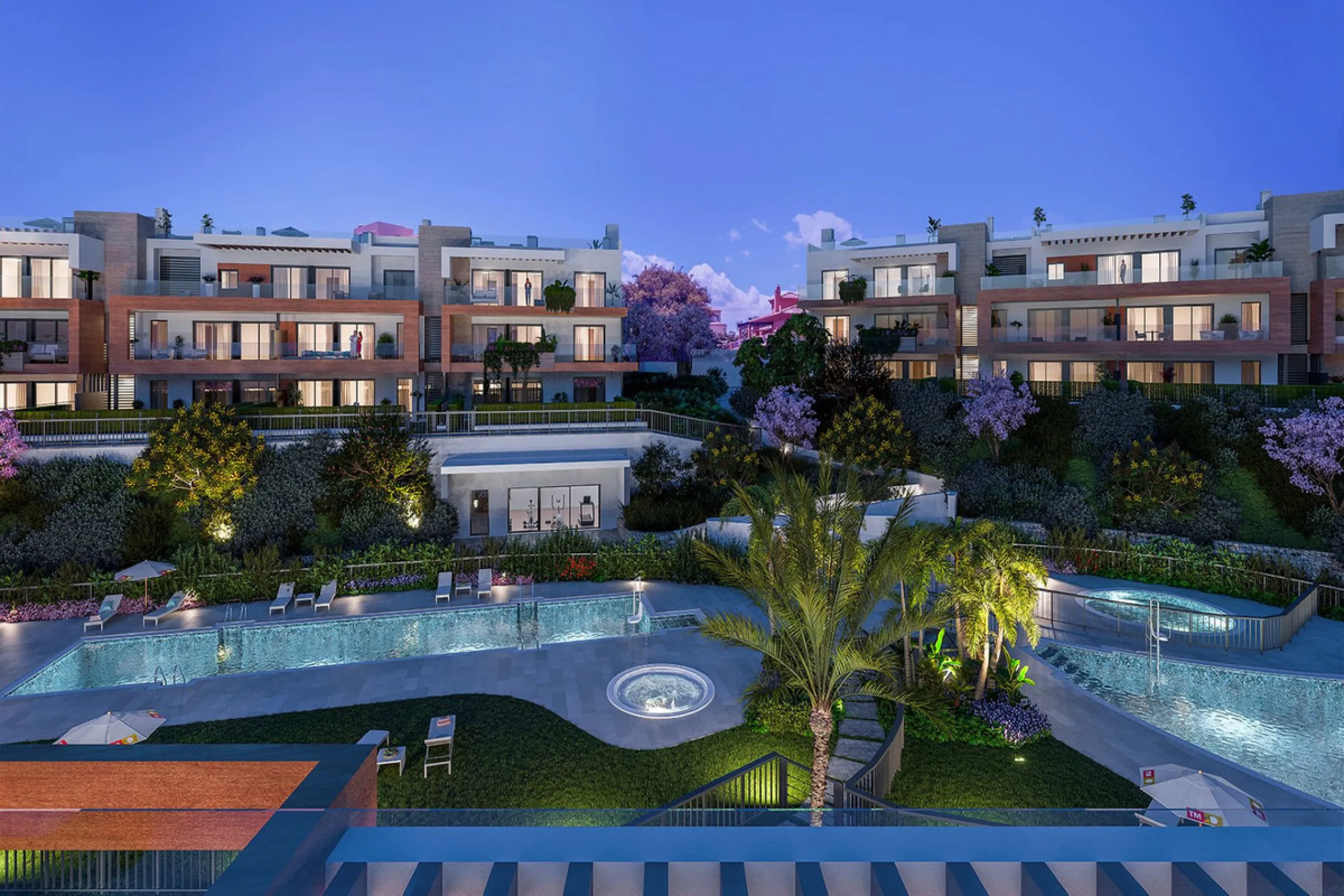 Elegant 3-bedroom, 2-bathroom apartment located on the first floor within an exclusive private residential complex in the Atalaya area, in the golden triangle of Marbella – Estepona – Benahavís.