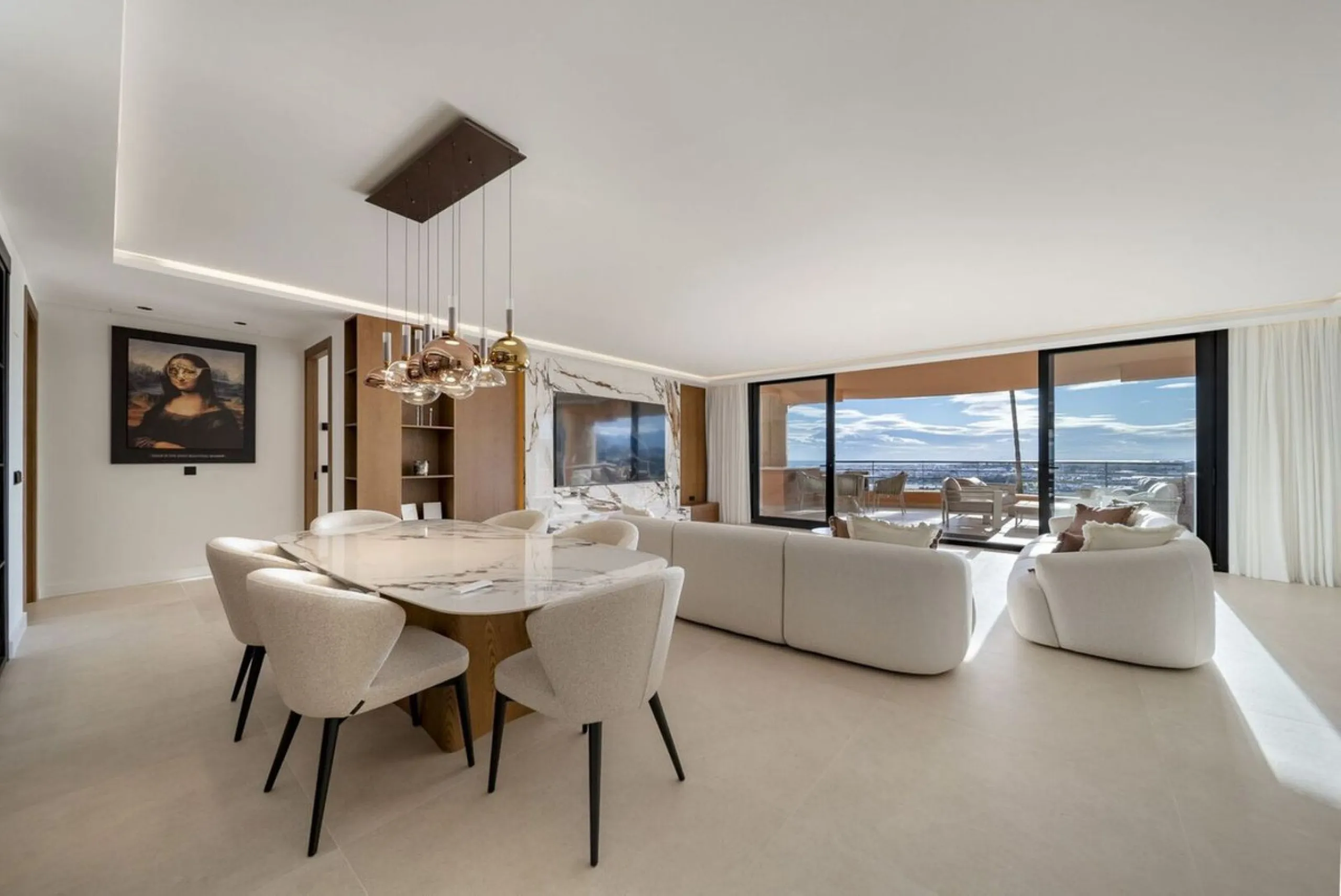Bathed in sunlight and boasting stunning Mediterranean vistas, this south-facing luxury apartment in Magna Marbella represents the pinnacle of contemporary living in the esteemed Golf Valley of Nueva Andalucía.