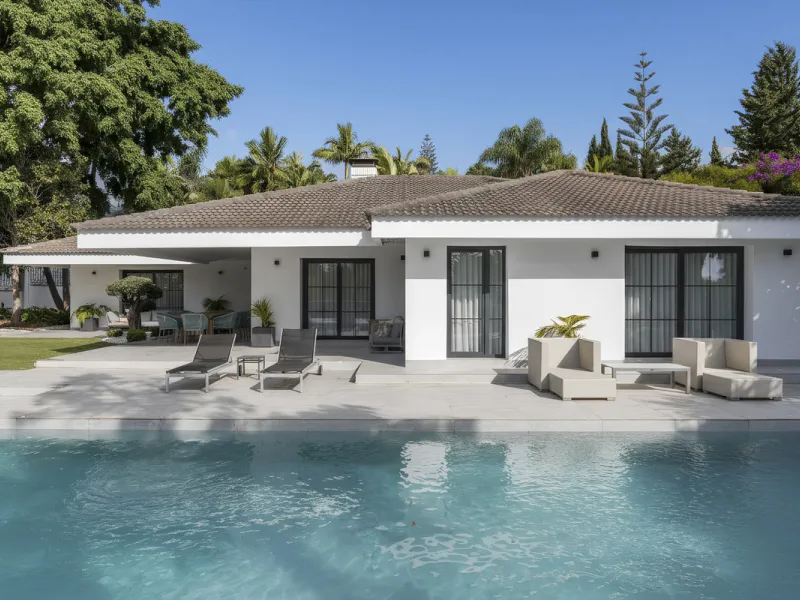 Elegant Single-Level Residence in the Peaceful Residential Area of El Real, East Marbella