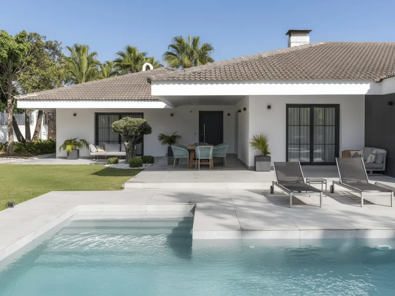 Elegant Single-Level Residence in the Peaceful Residential Area of El Real, East Marbella