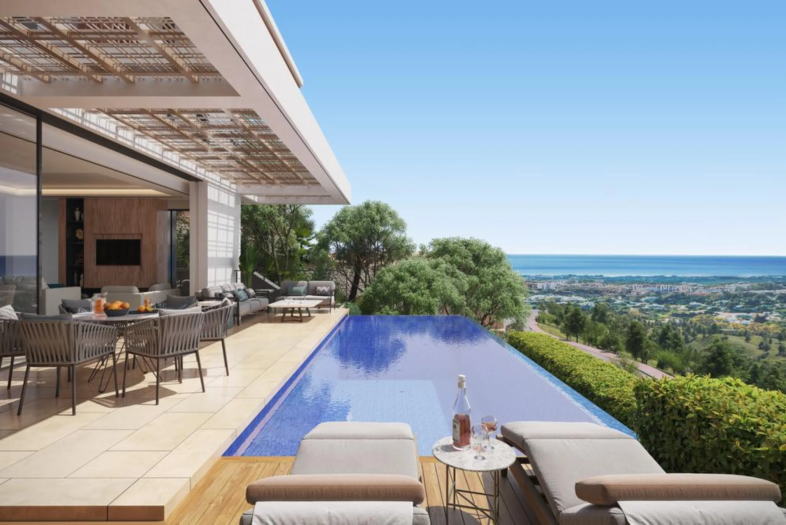 A unique plot of land with panoramic sea views is for sale in Riviera del Sol (Mijas), one of the most sought-after residential areas on the Costa del Sol.