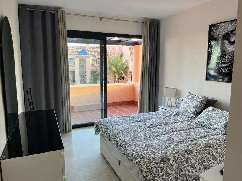 Beautiful holiday apartment, located in Calahonda Alto surrounded by tropical gardens and waterfalls.