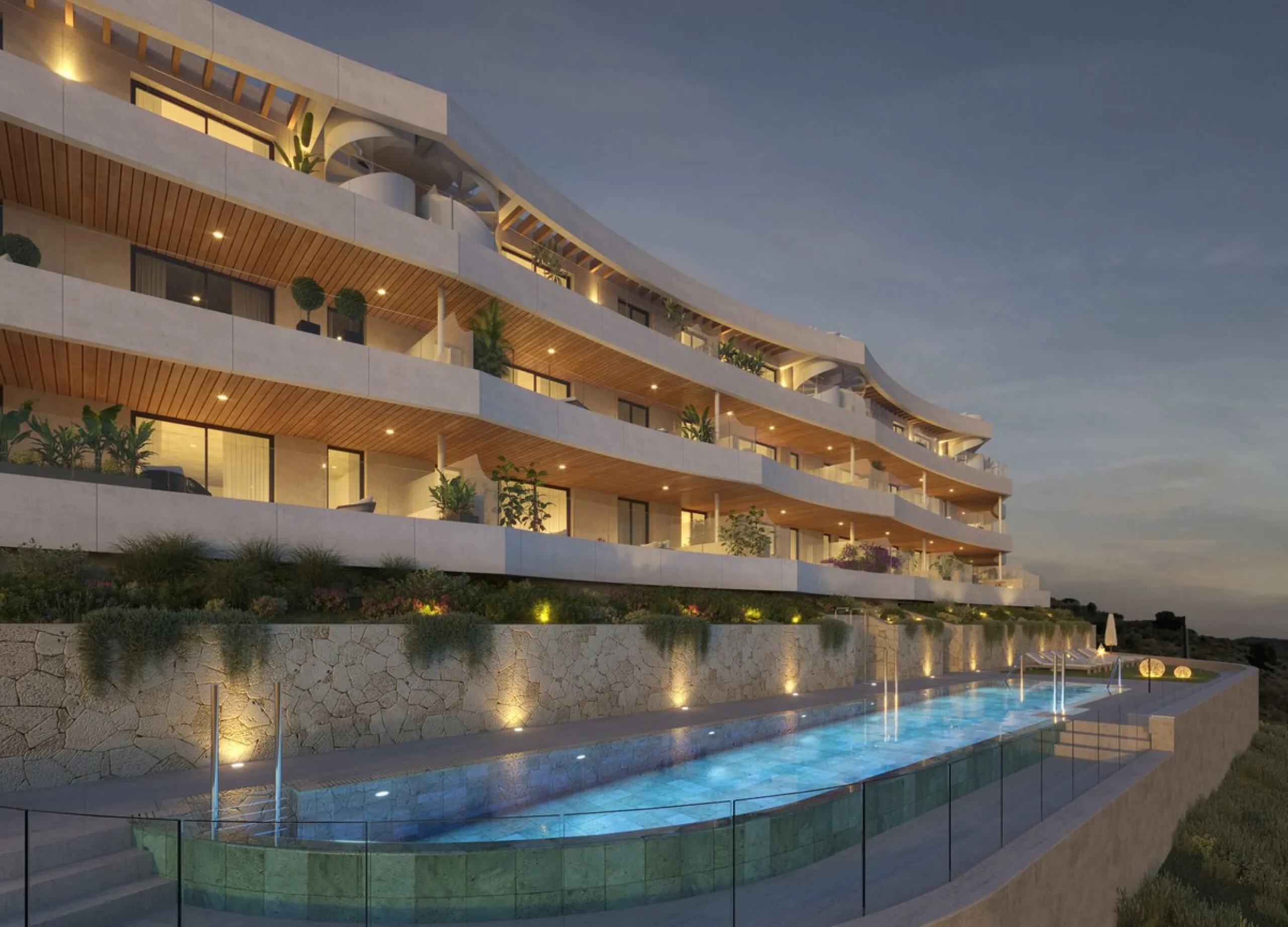 An exciting new construction in Rincon de la Victoria focusing on natural light, warm materials and architecture designed to enjoy everyday well-being.