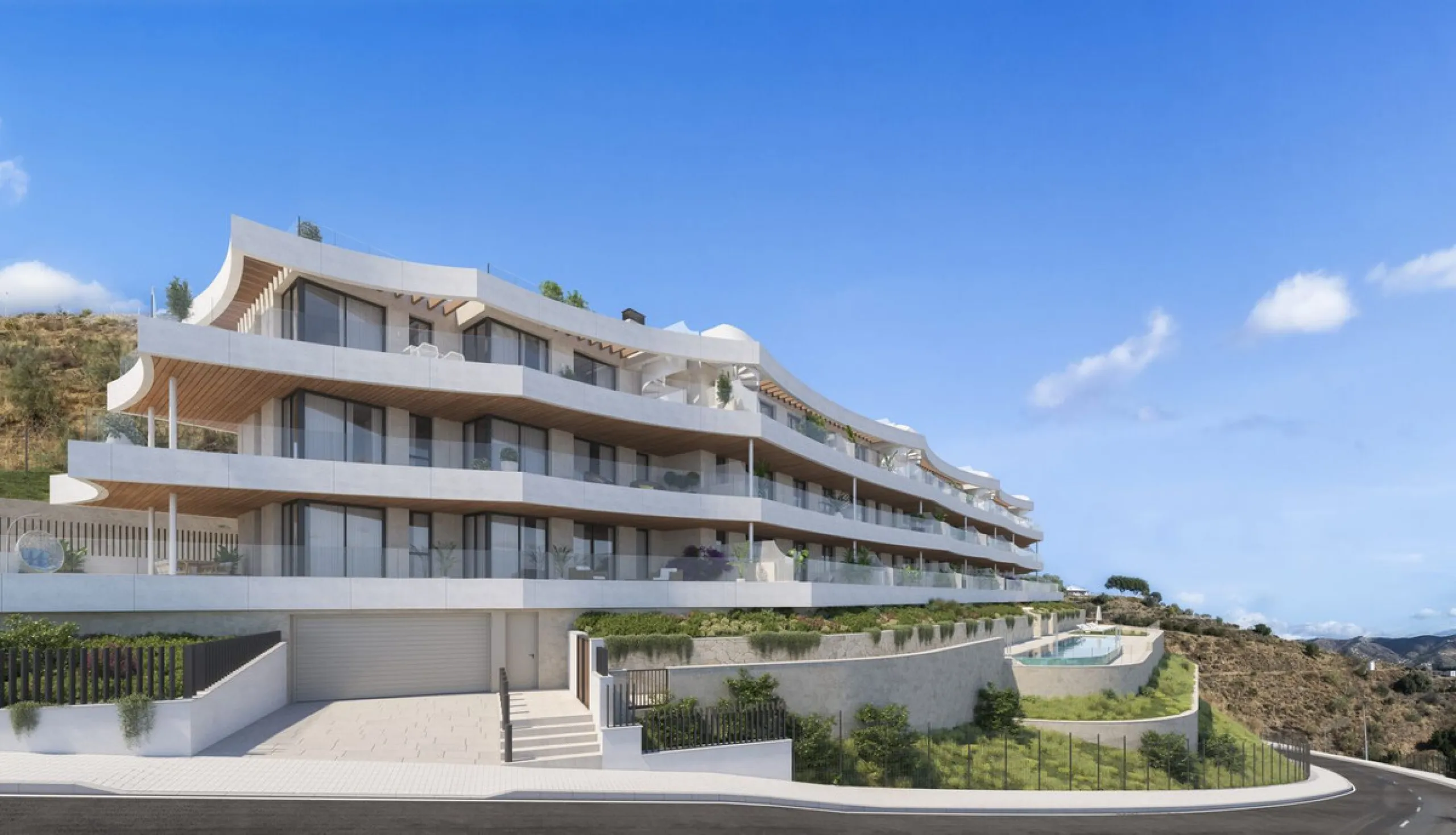 An exciting new construction in Rincon de la Victoria focusing on natural light, warm materials and architecture designed to enjoy everyday well-being.