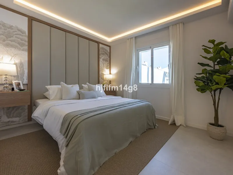 We are delighted to present this stunning, fully refurbished 4-bedroom townhouse located in the sought-after San Javier urbanisation in Nueva Andalucía, within the prestigious Marbella area. Set in a charming and very intimate residential community of jus
