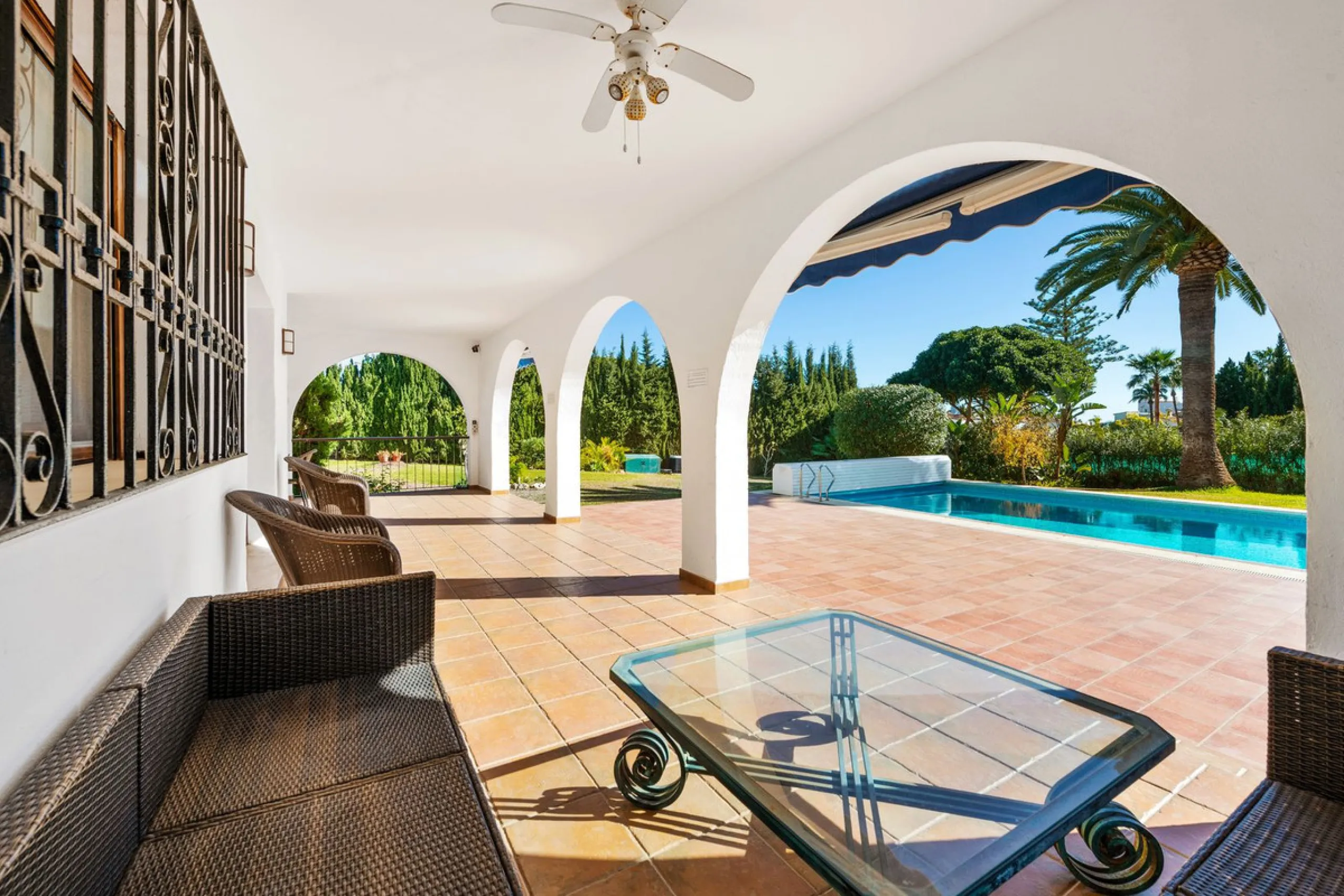 Andalusian style modernized Villa, located in Atalaya Alta.