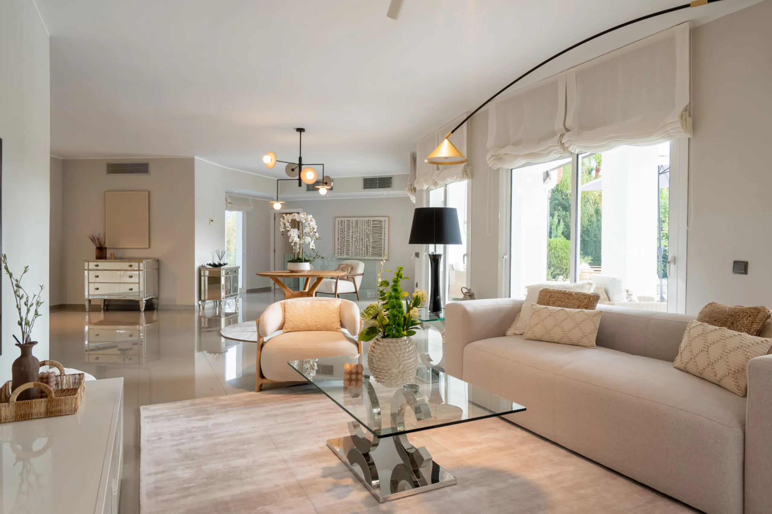 Introducing a stunning contemporary villa located in the prestigious, gated community of El Herrojo, Benahavís — one of Marbella's most desirable addresses. This elegant home combines modern luxury with serene Mediterranean living, offering privacy, secur